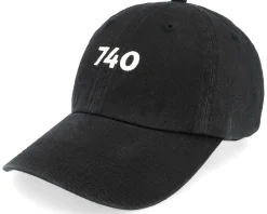 740 Black Dad Cap - Kiosken