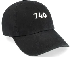 740 Black Dad Cap - Kiosken