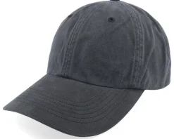 380 Black Garment Washed/Dyed Chino Dad Cap - Richardson
