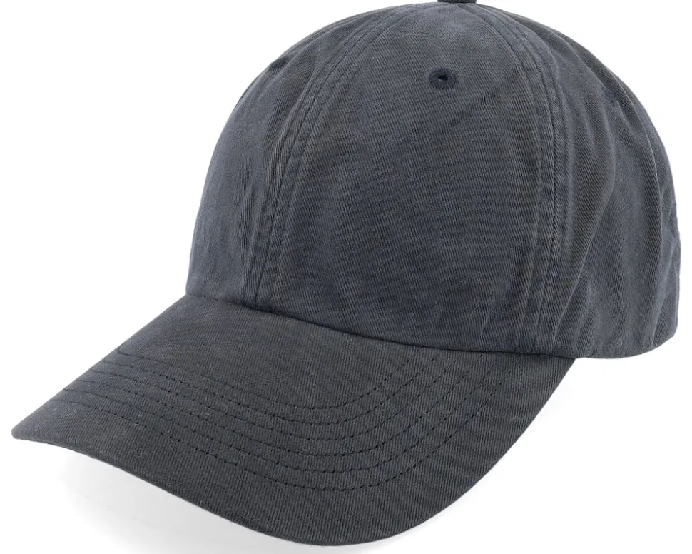380 Black Garment Washed/Dyed Chino Dad Cap - Richardson