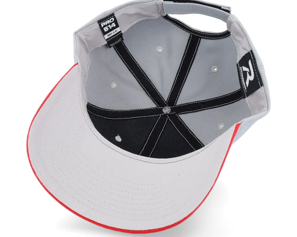 514 Combination Grey/Red Adjustable - Richardson