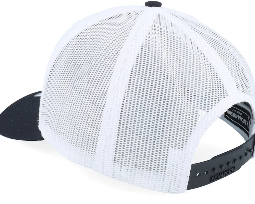 112 Combination White/Black Trucker - Richardson