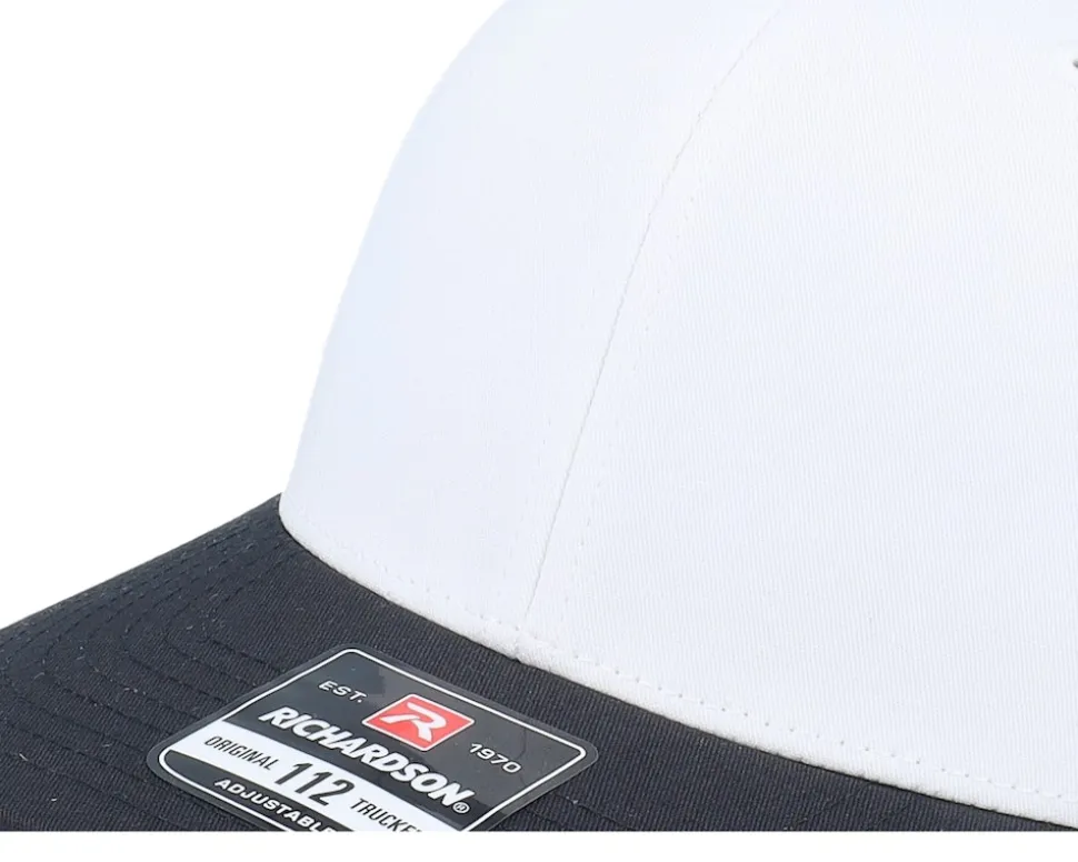 112 Combination White/Black Trucker - Richardson