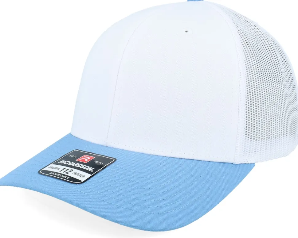 112 Combination White/Columbia Blue Trucker - Richardson