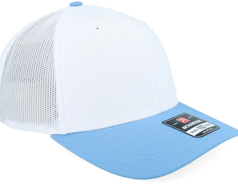 112 Combination White/Columbia Blue Trucker - Richardson
