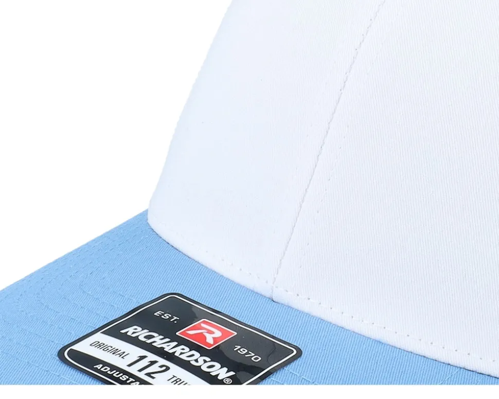 112 Combination White/Columbia Blue Trucker - Richardson