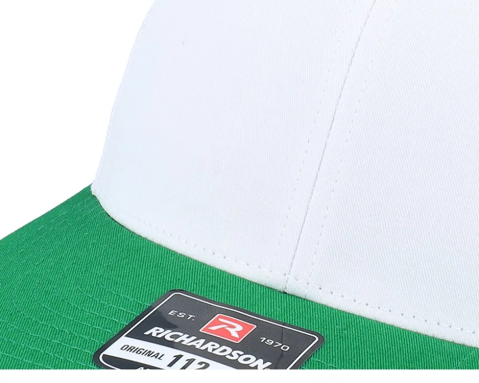 112 Combination White/Kelly Trucker - Richardson