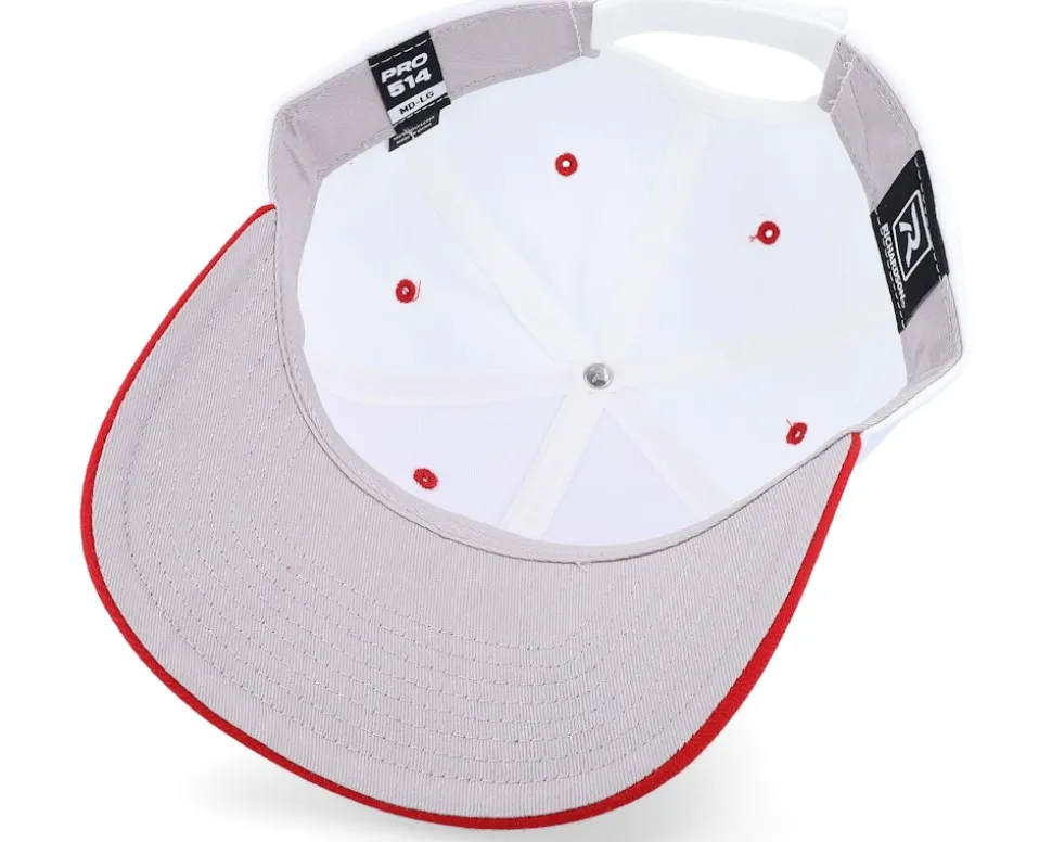514 Combination White/Red Adjustable - Richardson
