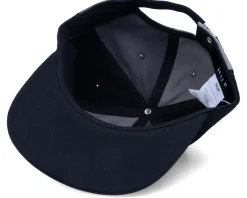 99 Logo 6 Panel Hat Black Strapback - HUF