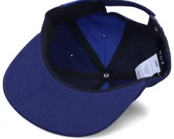 99 Logo 6 Panel Hat Navy Strapback - HUF