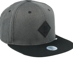 6 Panel Cap Skynylon-Black Snapback - Djinns