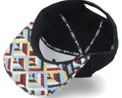 6 Panel Cp Tritri Rev. Black Snapback - Djinns