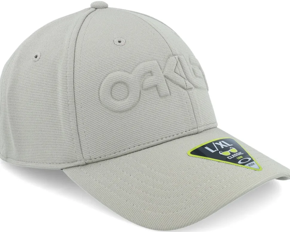 6 Panel Stretch Hat Embossed Boulder Green Flexfit - Oakley