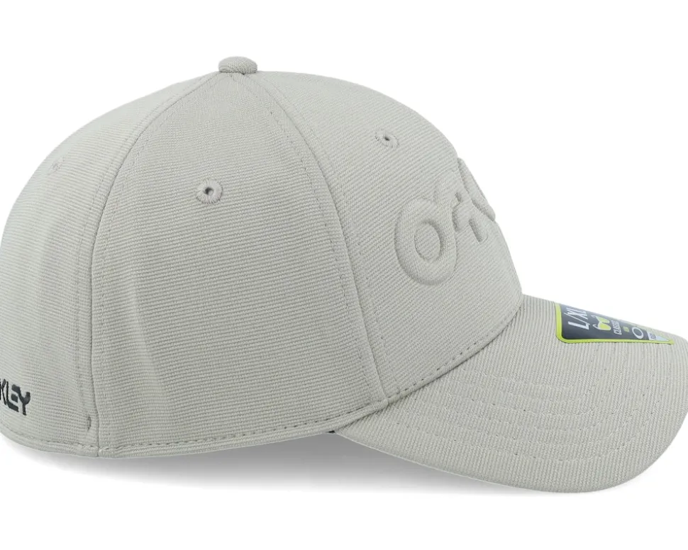 6 Panel Stretch Hat Embossed Boulder Green Flexfit - Oakley