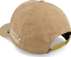 6 Panel Truefit Cap Cordfelt Wheat Adjustable - Djinns