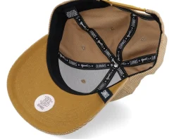 6 Panel Truefit Cap Cordfelt Wheat Adjustable - Djinns