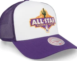 2009 Phoenix All Star Weekend White/Purple Trucker - Mitchell & Ness