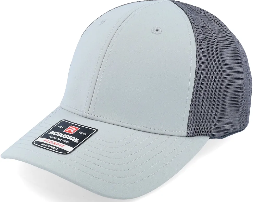 173 Solid Black R-flex Trucker - Richardson