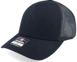 112 Solid Black Trucker - Richardson