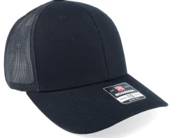 112 Solid Black Trucker - Richardson