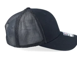 112 Solid Black Trucker - Richardson