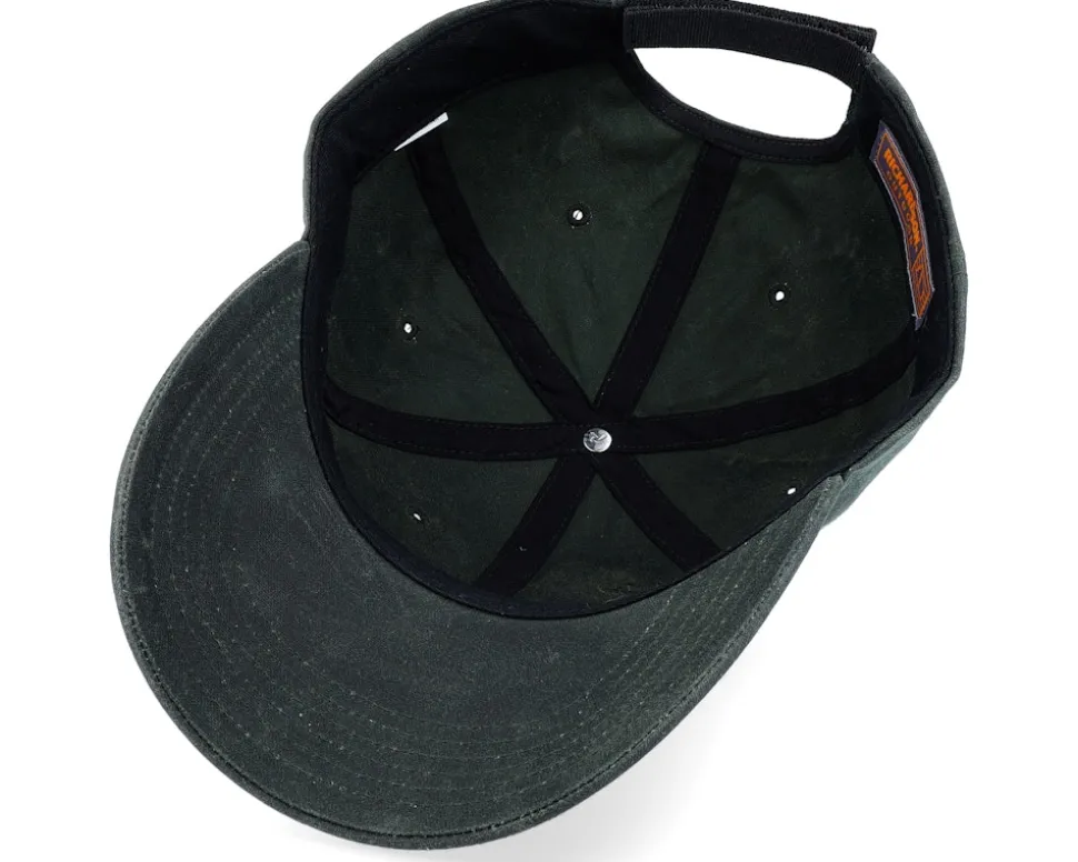 435 Solid Dark Olive Waxed Dad Cap - Richardson