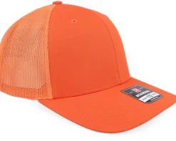 112 Solid Orange Trucker - Richardson
