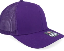 112 Solid Purple Trucker - Richardson