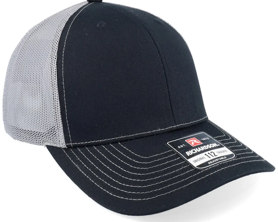 112 Split Black/Charcoal Trucker - Richardson