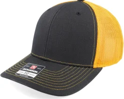 112 Split Black/Gold Trucker - Richardson