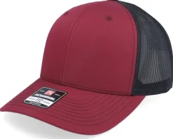 112 Split Cardinal/Black Trucker - Richardson