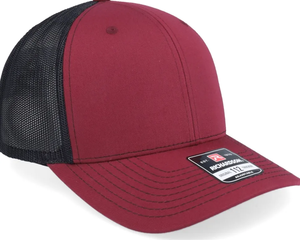 112 Split Cardinal/Black Trucker - Richardson