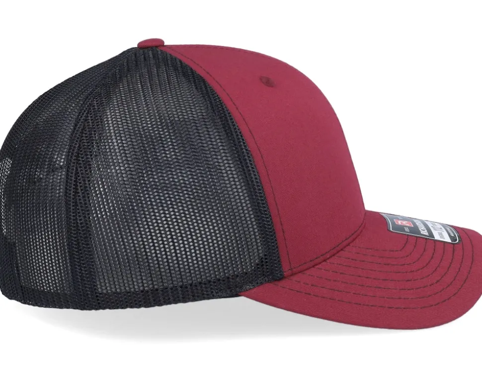 112 Split Cardinal/Black Trucker - Richardson