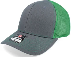 112 Split Charcoal/Kelly Trucker - Richardson