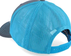 112 Split Charcoal/Neon Blue Trucker - Richardson
