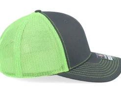 112 Split Charcoal/Neon Green Trucker - Richardson