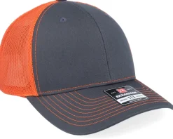112 Split Charcoal/Orange Trucker - Richardson