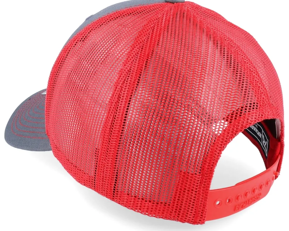 112 Split Charcoal/Red Trucker - Richardson