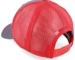 112 Split Charcoal/Red Trucker - Richardson