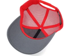 112 Split Charcoal/Red Trucker - Richardson