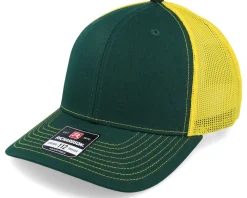 112 Split Dark Green/Yellow Trucker - Richardson