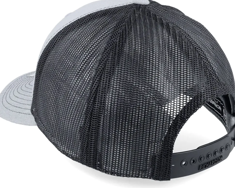 112 Split Heather Grey/Black Trucker - Richardson