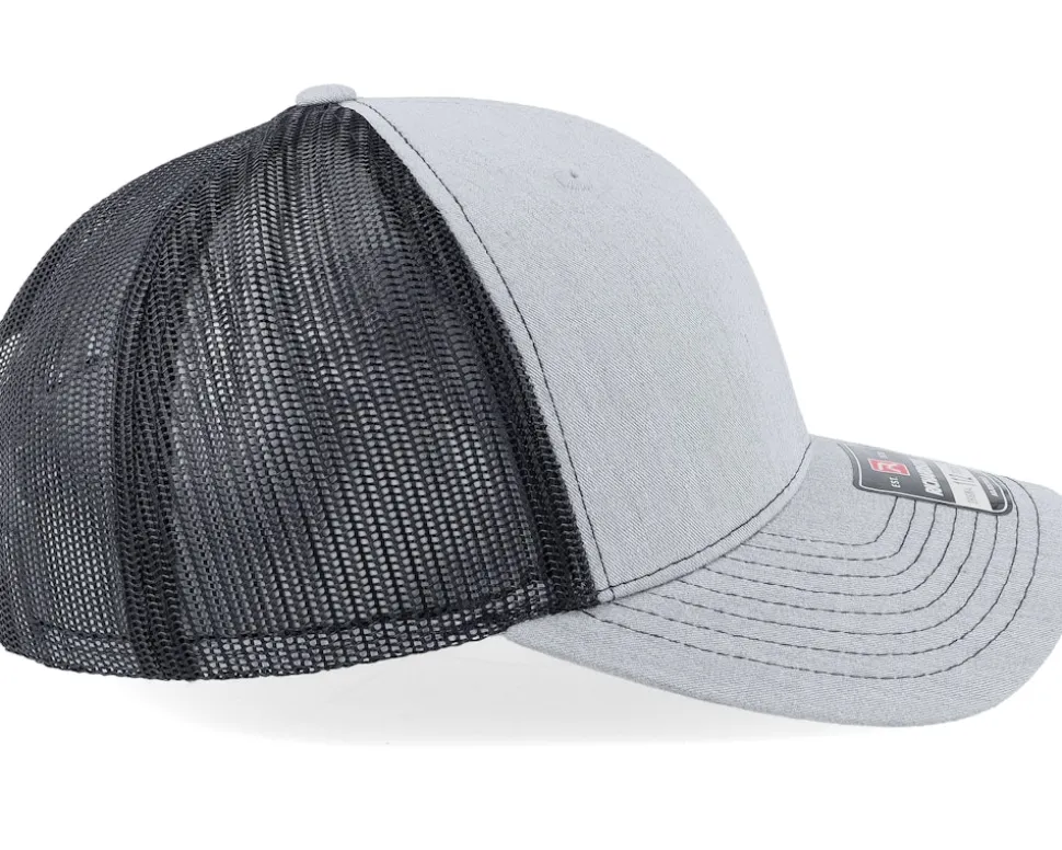 112 Split Heather Grey/Black Trucker - Richardson