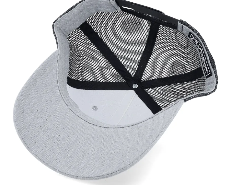 112 Split Heather Grey/Black Trucker - Richardson