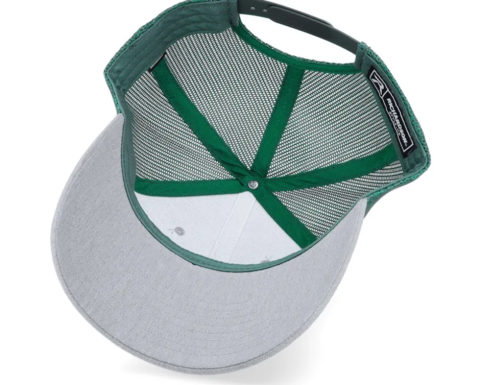 112 Split Heather Grey/Dark Green Trucker - Richardson