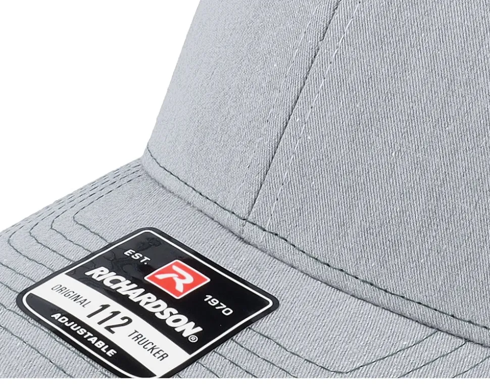 112 Split Heather Grey/Dark Green Trucker - Richardson