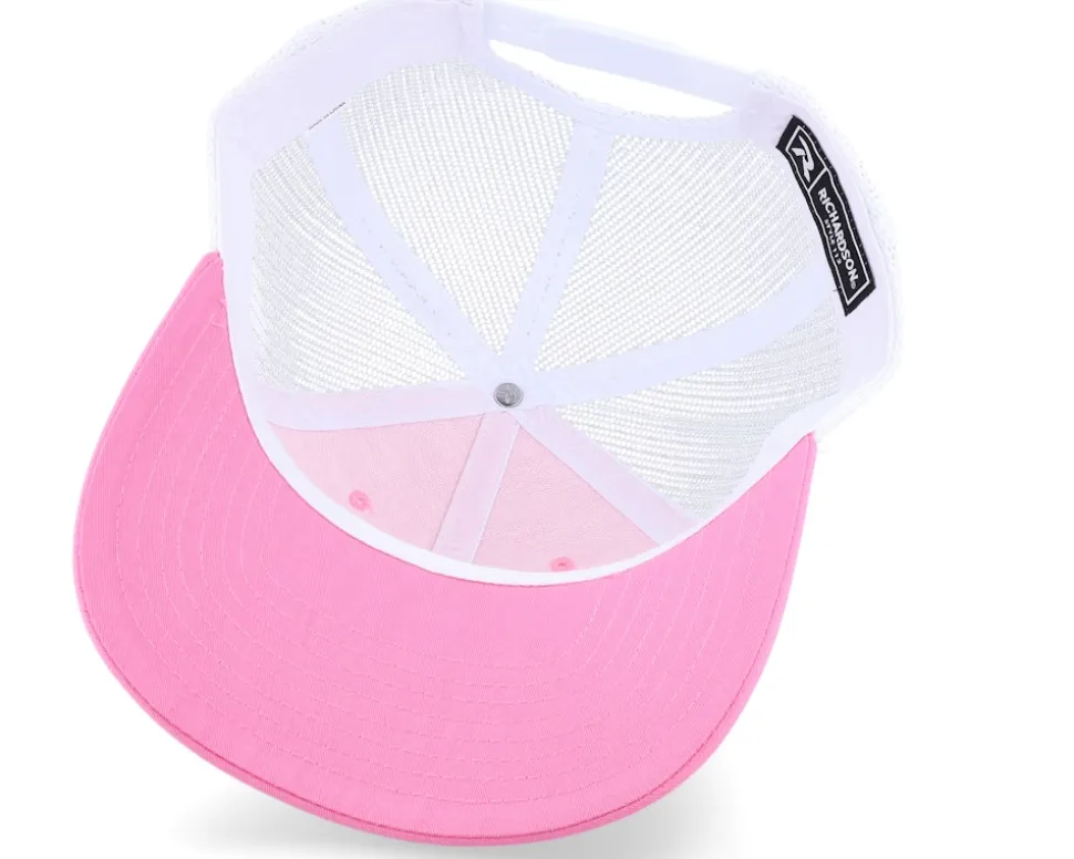112 Split Hot Pink/White Trucker - Richardson