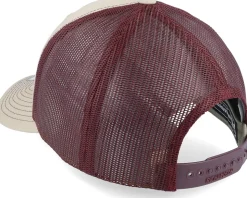 112 Split Khaki/Burgundy Trucker - Richardson