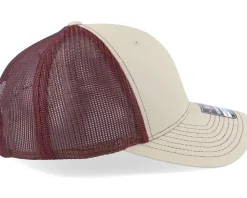 112 Split Khaki/Burgundy Trucker - Richardson