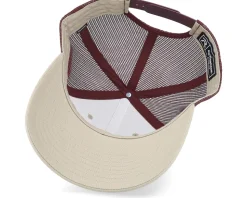 112 Split Khaki/Burgundy Trucker - Richardson